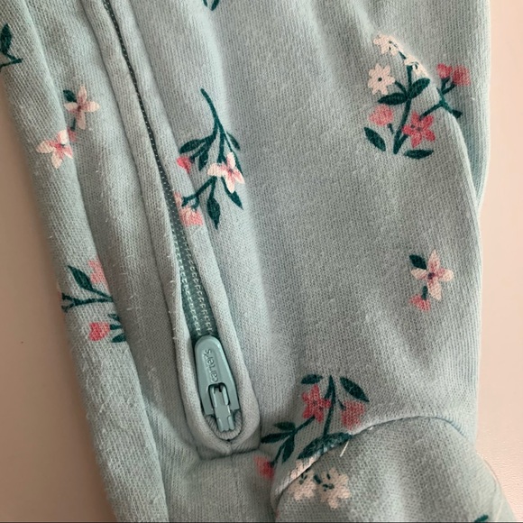 Carter’s bunny two-way zipper sleeper - Picture 4 of 8